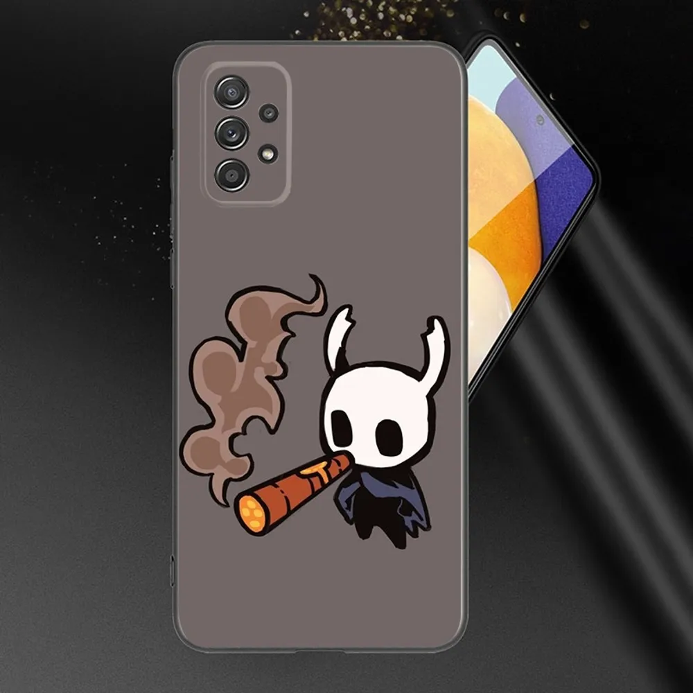 Game H-Hollow K-Knight Phone Case For Samsung Galaxy A13,A21s,A22,A31,A32,A52,A53,A71,A80,A91 Soft Black Phone Cover