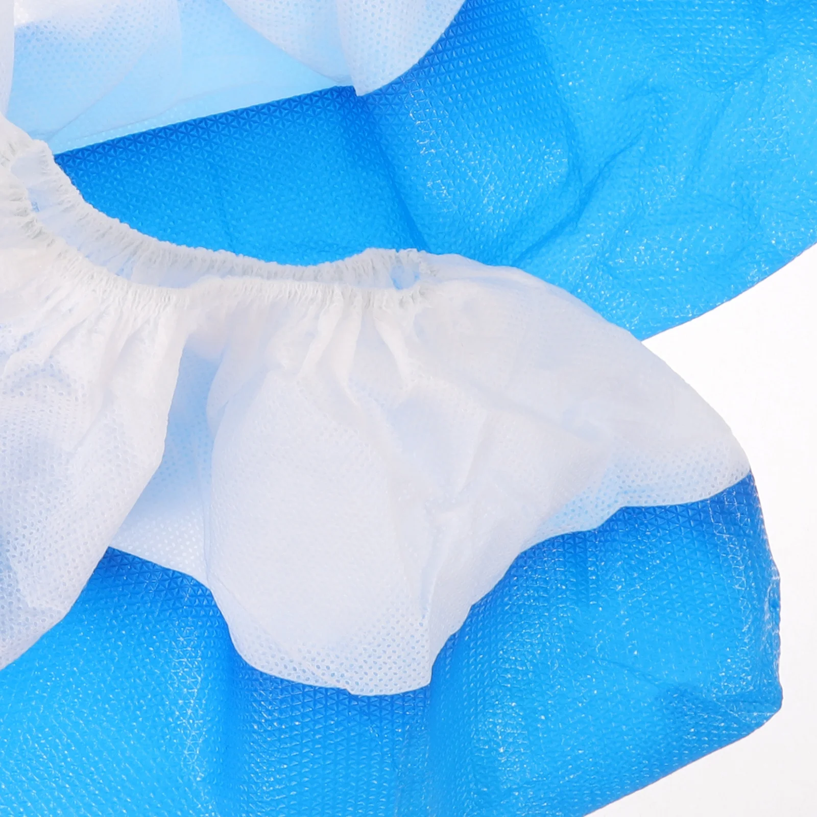 

50Pcs Non-Slip Breathable Shoe Covers Adult Indoor Shoe Protectors Flexible Elastic Opening Floor Protection Shoes Cover