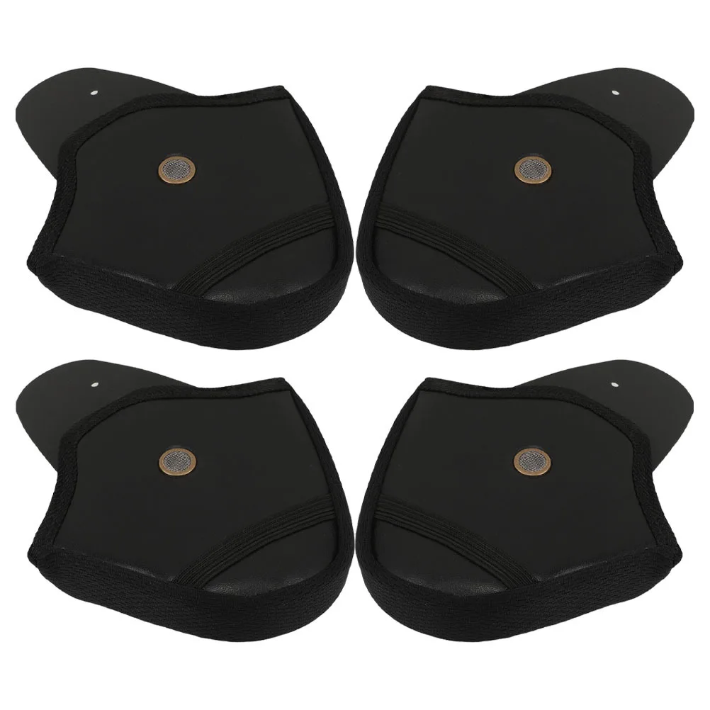 

4Pcs Cycling Ear Pads Detachable Warmers for Wind Protection Cold Weather Rides Universal Fit for All Helmets