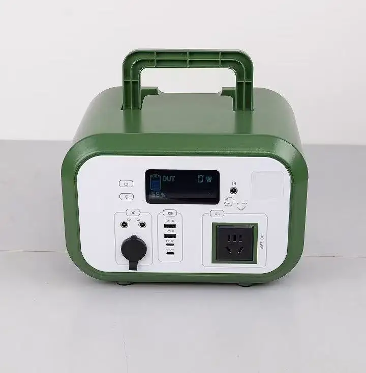Portable 600W High Power Solar Mobile Energy Station 220V Emergency Storage Solution With External Battery And MPPT Controller