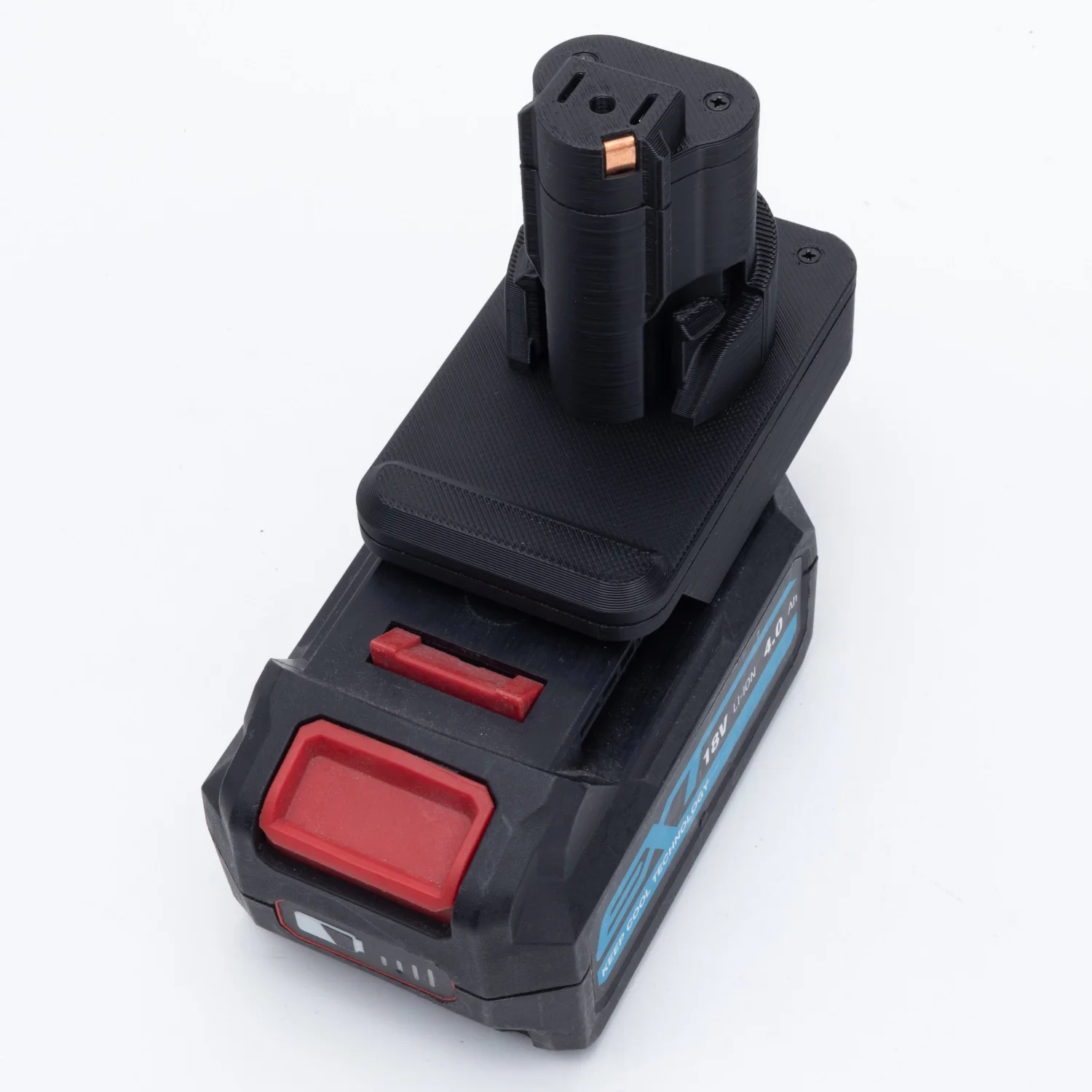 Converter Battery Adapter for Erbauer 18v to for Milwauke 12v Cordless Power Tools (without battery and tools)