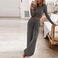 Autumn Winter Sleepwear Pajamas for Women Long Sleeve Top + Long Pants Casual Tracksuit Pijama Women's Home Clothes Pajama Sets - Image 6