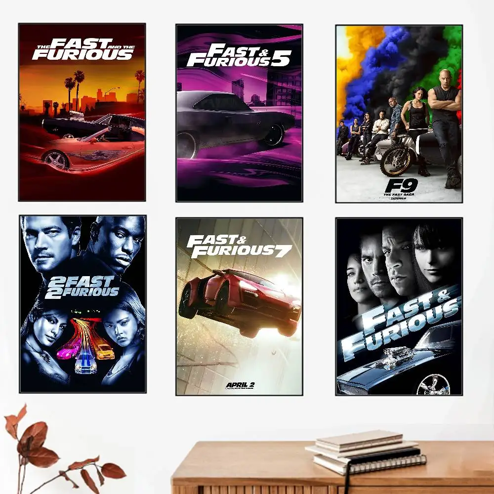 Cool F-Fast And Furious-s Poster Canvas Paintings Posters & Prints Home Bedroom Living Room Decor