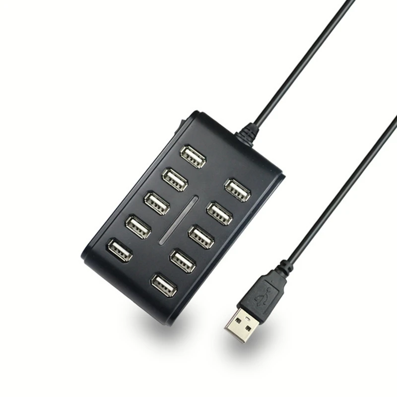 10 Port High Speed Verlengkabel Usb 2.0 Hub Adapter Voor Laptop Pcb Interface Apparaat