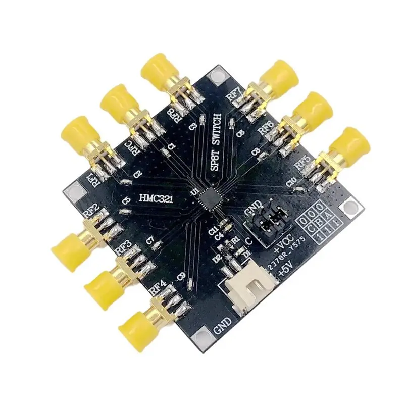 LXYB18B HMC321 RF Switch Module NON-REFLECTIVE POSITIVE CONTROL Switch 8GHZ 1 Open 8 RF Switch Gaas MMIC SP8T
