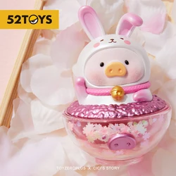 52TOYS LuLu The Piggy Sakura Limited Edition, Collectible Action Figure，Height: 4.13inch/10.5cm