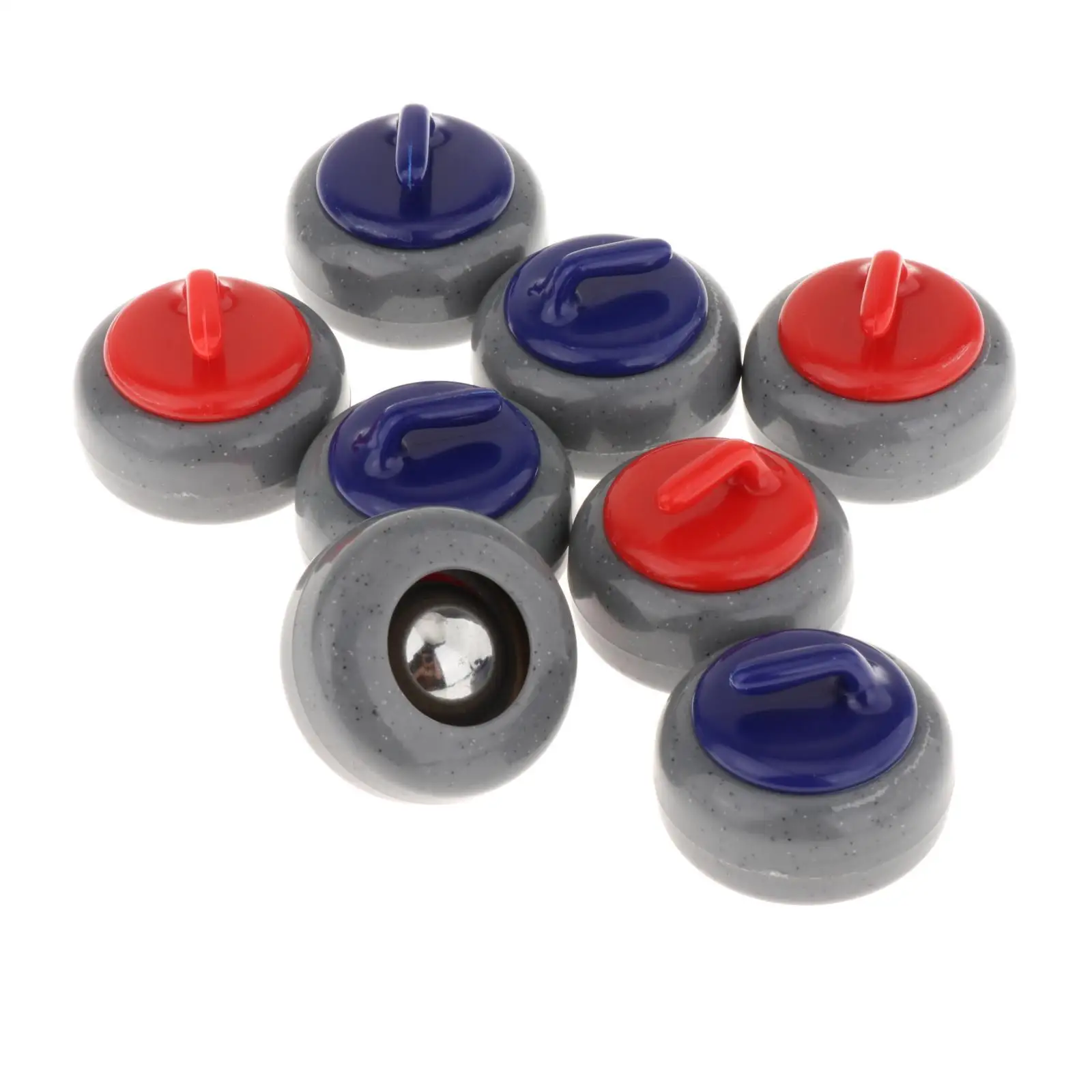 8Pcs Tabletop Curling Game Pucks Child Parent Interactive Educational Toy