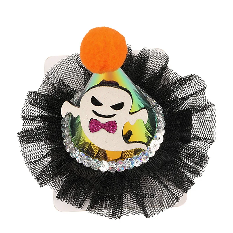 2025 Fermagli per capelli alla moda di Halloween Simpatico fantasma zucca pipistrello Barrettes Accessori per acconciature da festa per ragazze e ragazzi