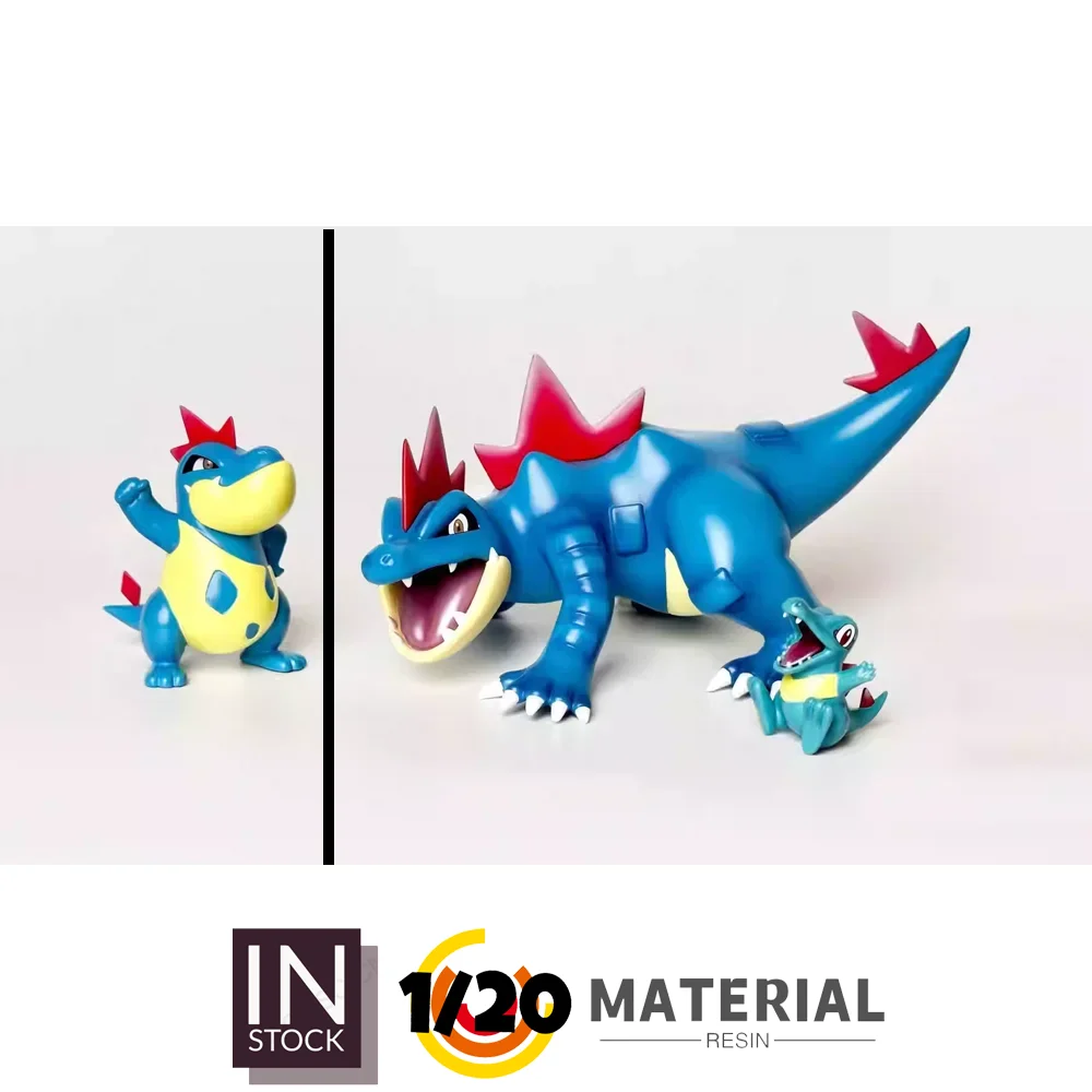 

[In Stock] 1/20 Resin Figure [STPT] -Totodile & Croconaw & Feraligatr