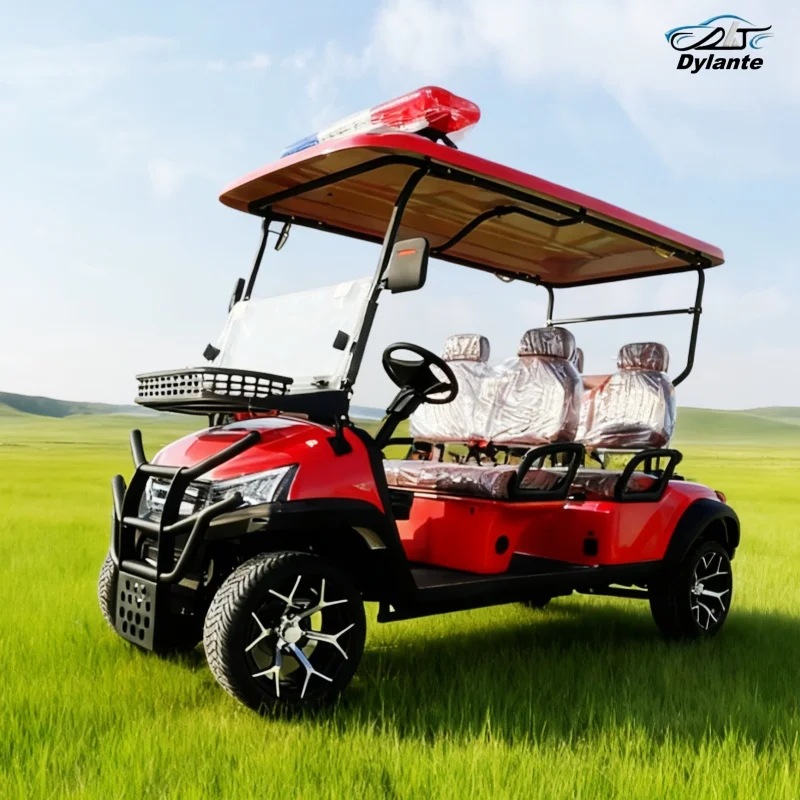 2025 Newly Launched 4-Seater Electric Golf Cart Li ion Battery Lithium Battery Golf Cart With Front Bumper Imitating