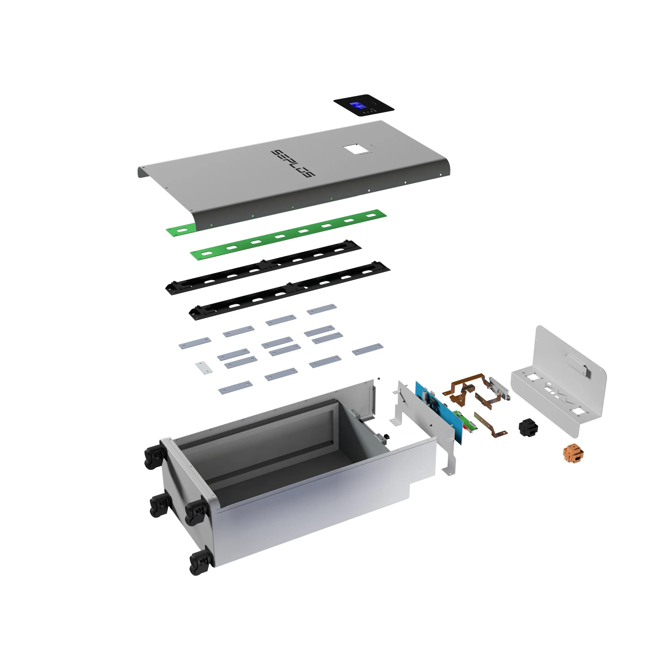 Seplos Vertical stand 48V 280Ah 14.3KW  Lifepo4 Lithium Solar Power Home Energy Battery Pack Storage System