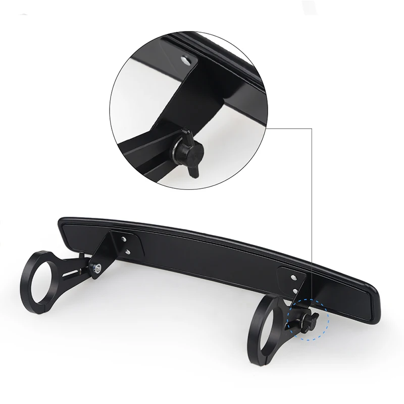 For UTV Rear View Center Mirror Rearview Wide Angle High-Definition Mirrors For Polaris RZR 800 1000 S 900 XP 1000