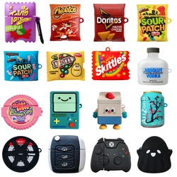 Snack Sweet Chewing Gum Robot Candy Silicone Case for Apple Airpods 4 3 2 Cover for AirPods Pro 2 Generation Protective Shell