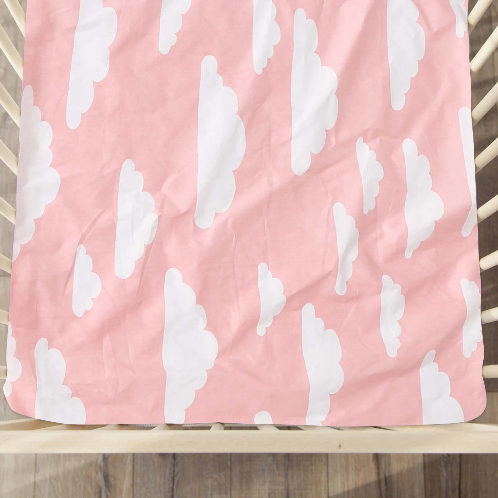 

Baby Sheets Cotton Fitted Mattress Sheets Reusable Soft Cartoon Design For Toddler Bed Baby Girl Crib Bedding Crib Sheet