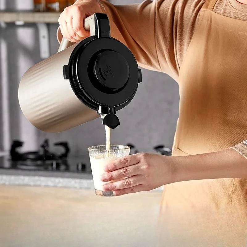 

Безфильтрованная машина для приготовления соевого молока большой емкости и нагревательной стенкой — бесшумная, идеально подходящая для завтрака дома