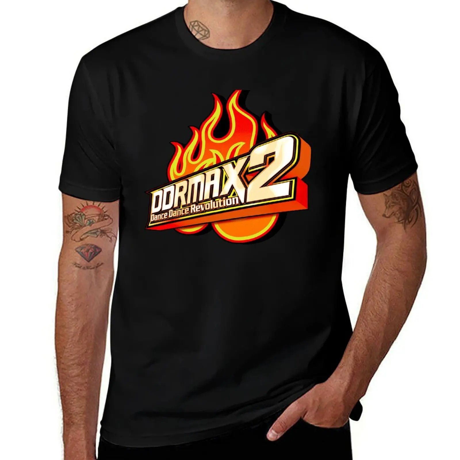 

DDRMAX2 Футболка футболки для мужчин пакет белая мужская футболка