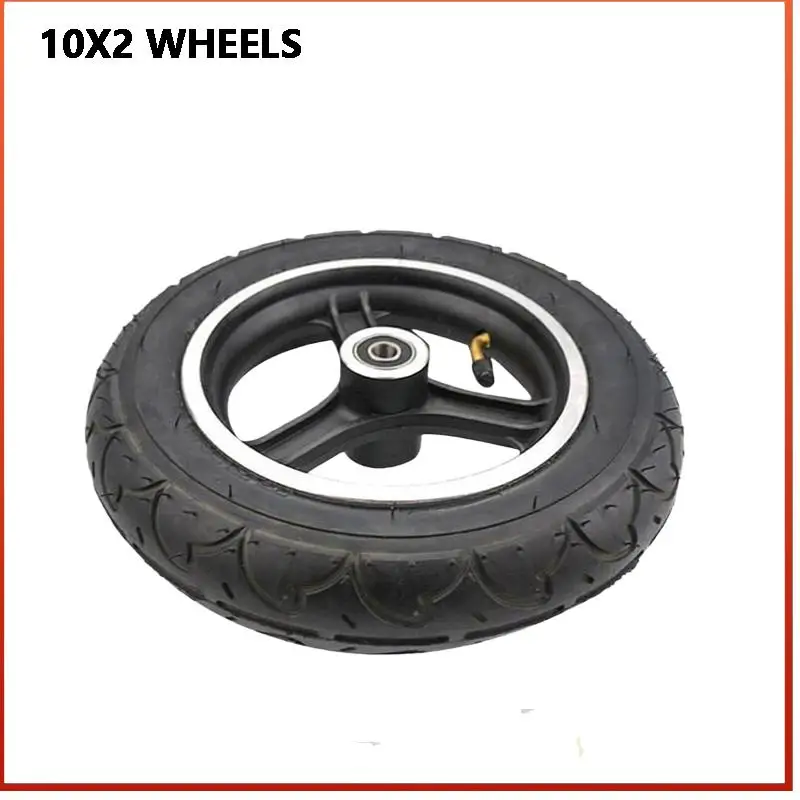 10 Inch Wheel 10x2(54-152) Inner Outer Tire with Alloy Rim For Electric Scooter