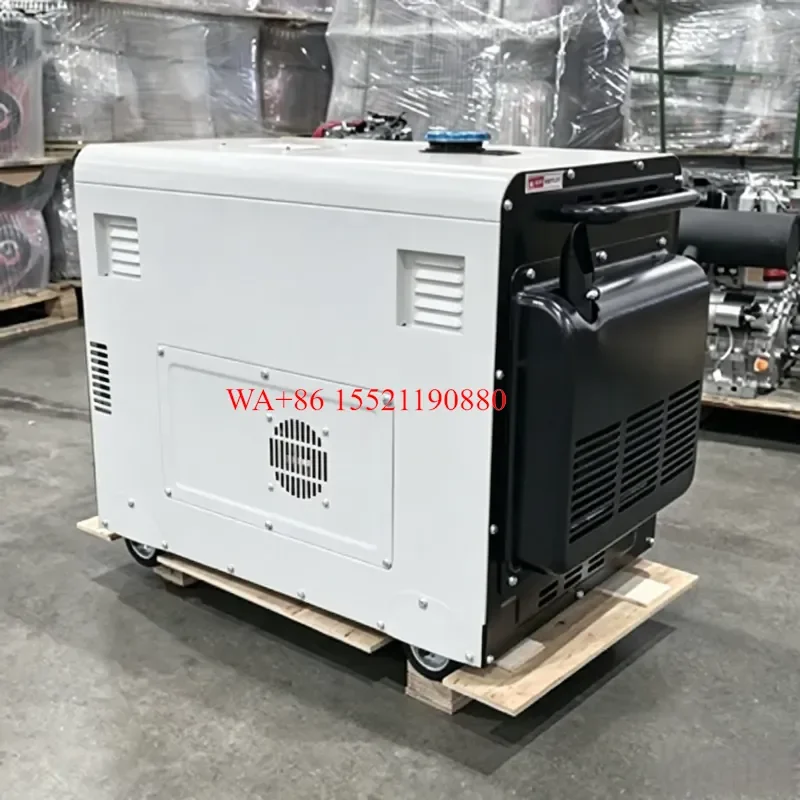 WMWMNU 10KW 10KVA Silent Diesel Generator 5KW 1/3 Phase Portable Soundproof Generators for Home 20KW 30KW 50KW 60KW 80KW With