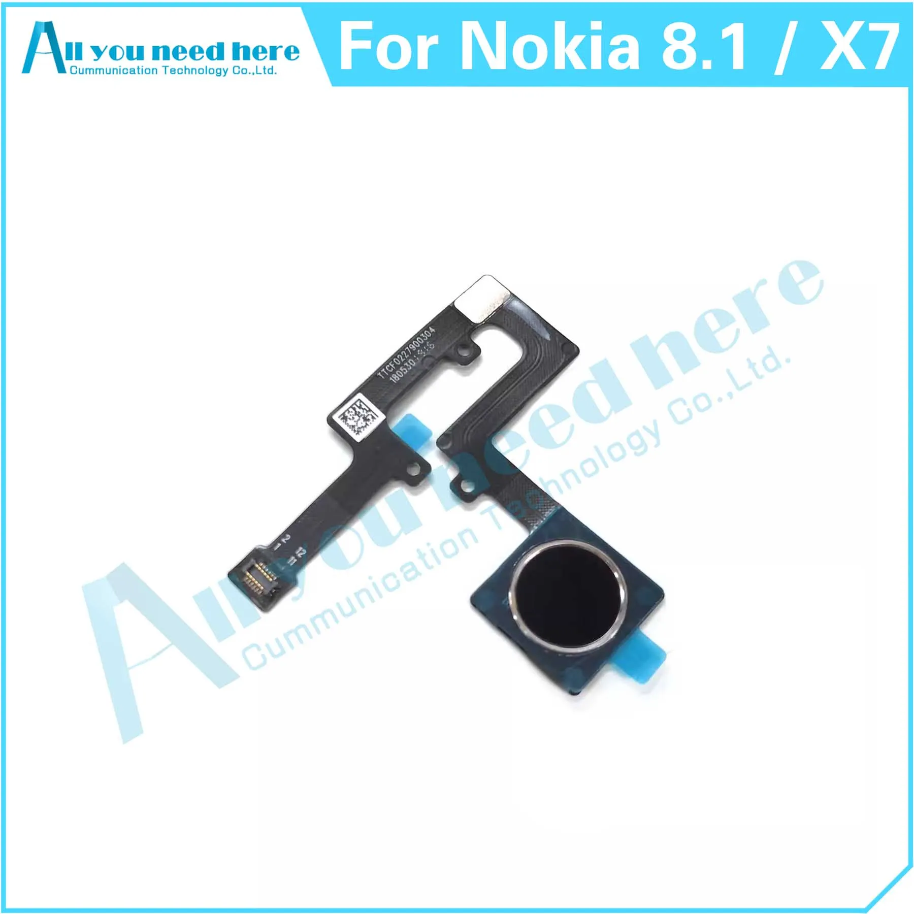 

For Nokia 8.1 X7 TA-1099 TA-1113 TA-1115 TA-1131 TA-1119 TA-1121 TA-1128 FingerPrint Touch ID Sensor Flex Cable Home Button