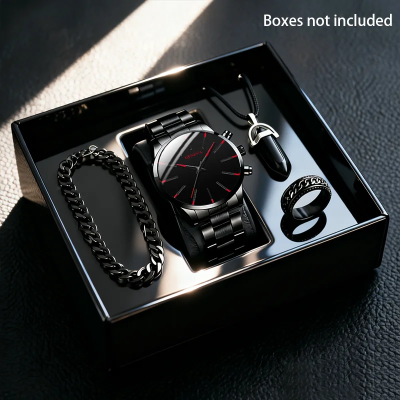 Luxury Men's Quartz Watch Round Business Sports Fashion High Quality Student Men's Watch