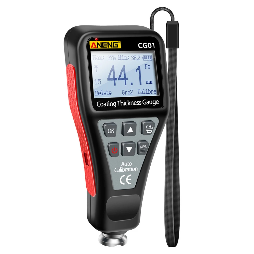 

CG01 Automotive Coating Thickness Gauge High Precision 0-1500um Automotive Paint Film Thickness Tester Without Battery