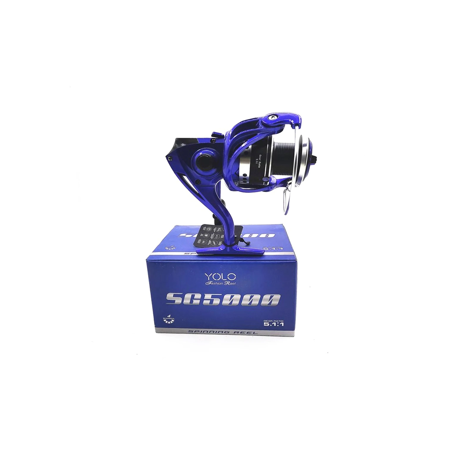 

YOLO Front Unloading Spinning Wheel 5.1:1 4 Axle Metal Cup Luya Port Fishing Reel