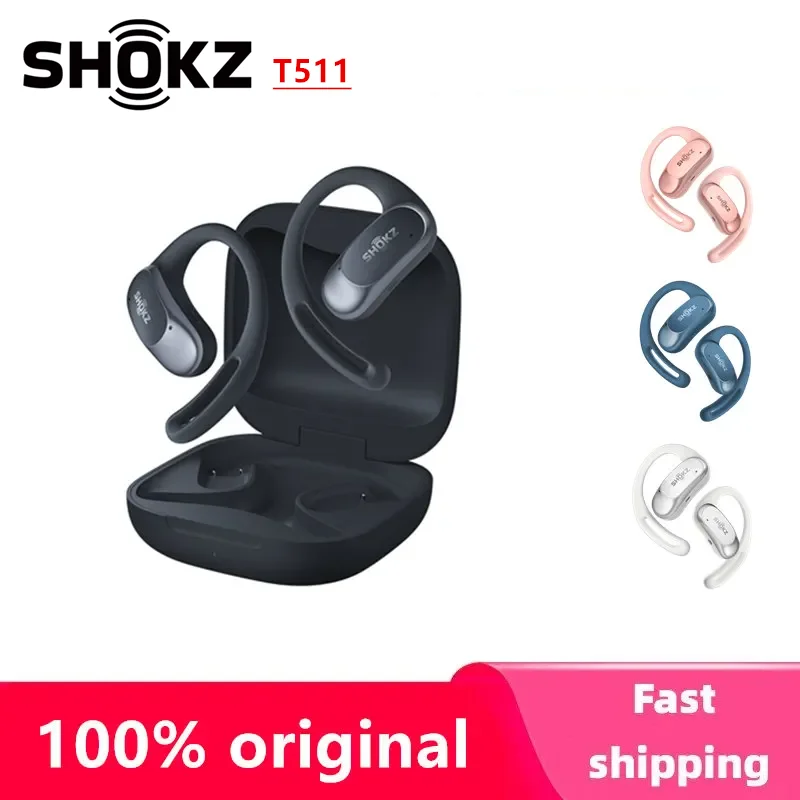 NOWE SŁUCHAWKI BEZPRZEWODOWE SHOKZ T511 OpenFit Air Open Earless Bluetooth, Słuchawki Sportowe, Połączenia HD, Redukcja Szumów, Obsługa Aplikacji — zdjęcie produktu 6