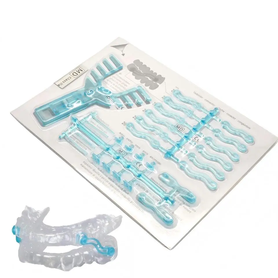 

Набор коннекторов Herbst Style MAD для зуботехнической лаборатории, детали для прибора для выдвижения нижней челюсти, эластичные соединители 21-26 мм, компоненты для прибора от храпа