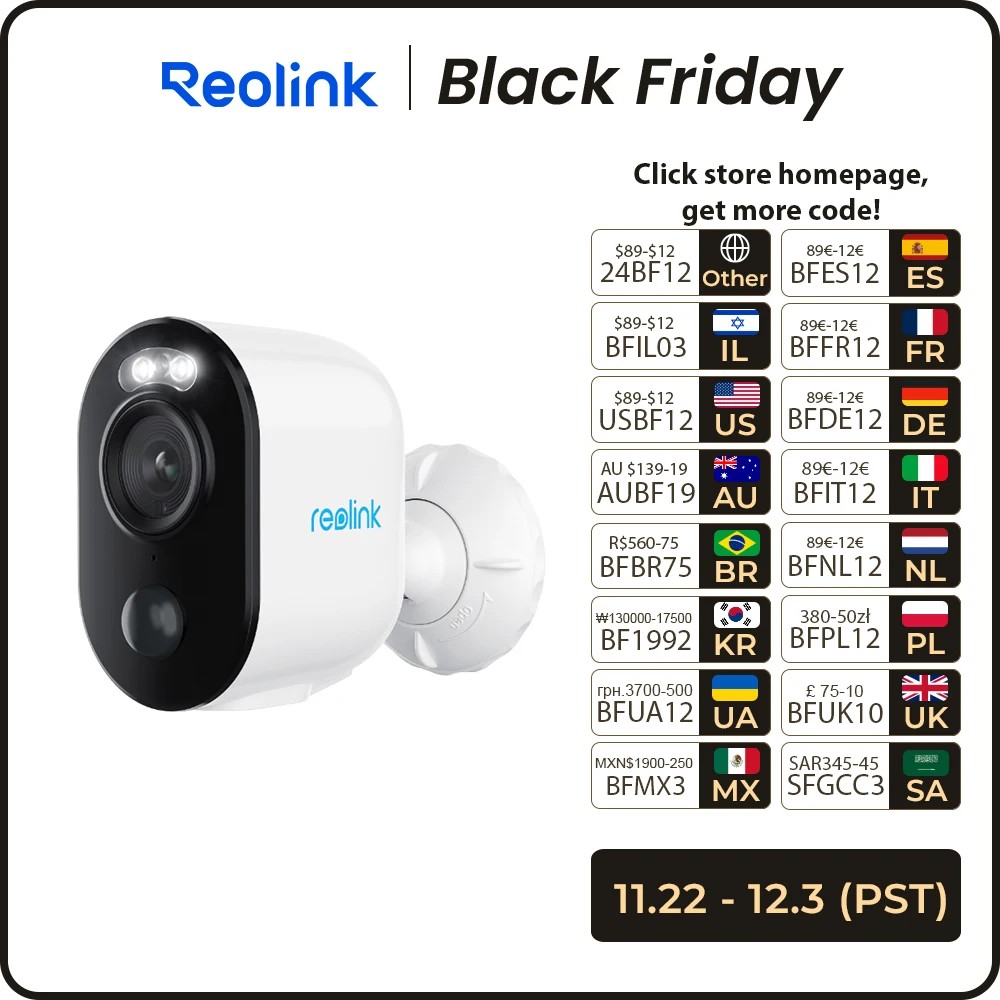 Reolink 3MP Wireless Solar & Battery Powered Security Camera Outdoor WiFi Camera Indoor Baby Monitor IP Cameras Home Hub System