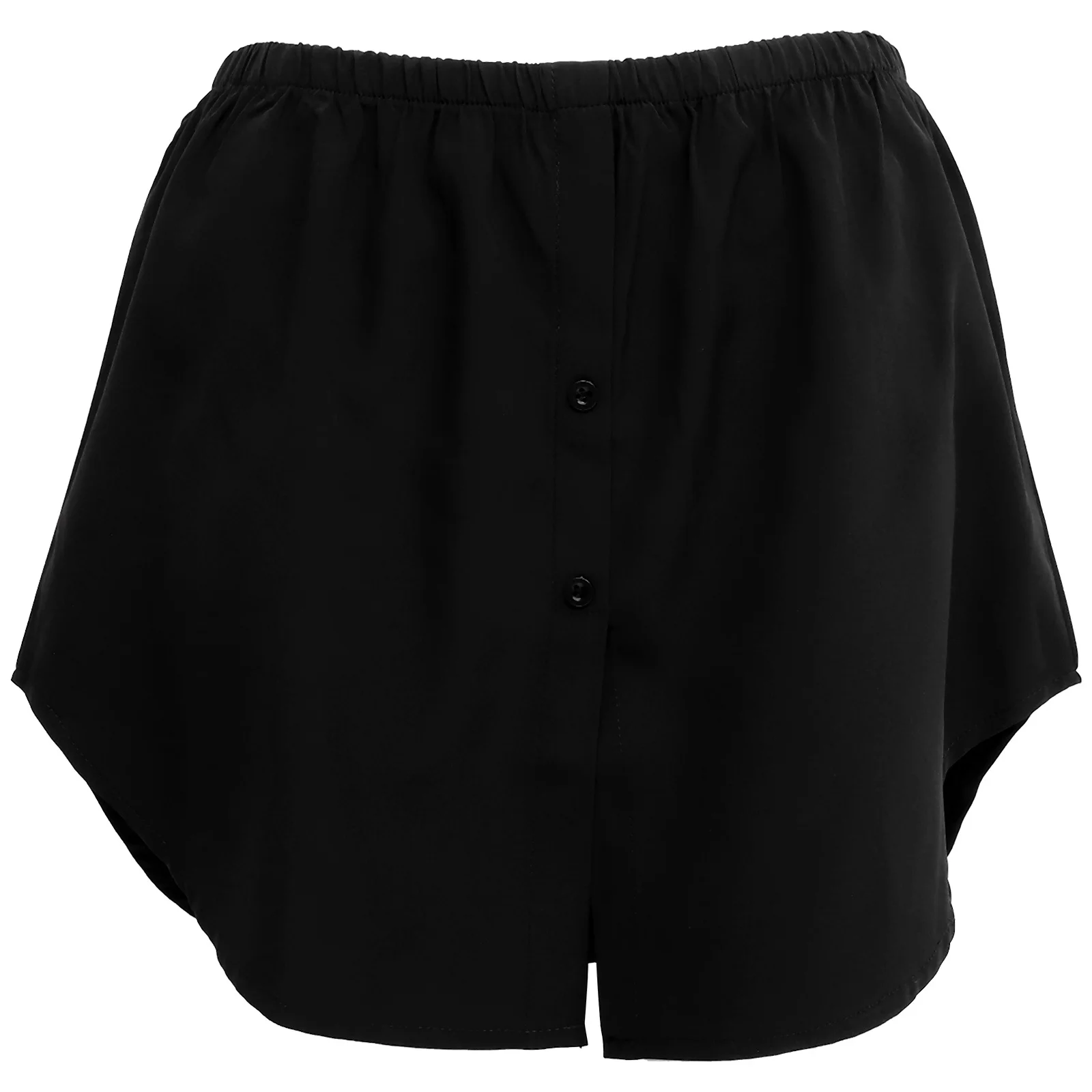 Women Shirt Extender Fake Skirt Underskirt Layering Shirt Extender for Curvy Figures Smooth Seamless Look Work Wear Layering