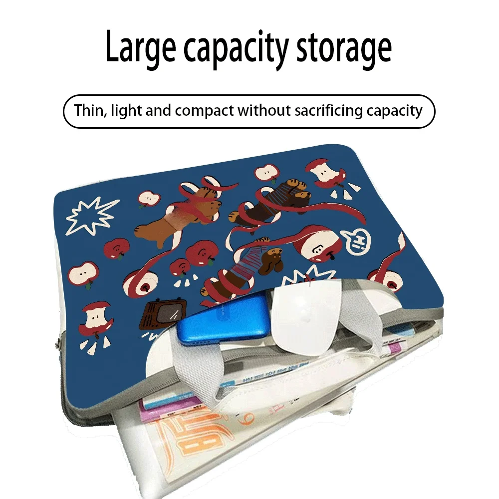 

Cartoon Animal Print Portable Laptop Bag Laptop Case Laptop Protective Case for Macbook 13 14 15 12 Inch Macbook Air Asus Huawei