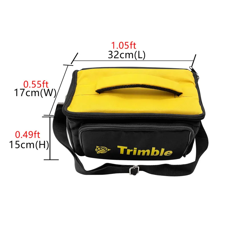 Black GPS Host Bag For Trimble For Sokk-ia For South GPS RTK Mobile Station Small Head Single Portable shoulder Bag