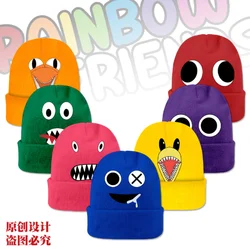 rainbow friends cosplay Casual autumn/winter warm knit hat rainbow friends cartoon animation creative woolly hat