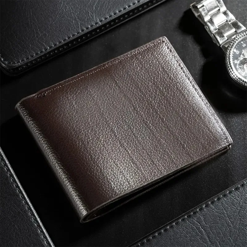 PU Leather Men Short Soft Leather Wallet Young Male Student Wallet Multi Card Position Male Wallet Driver License Cover