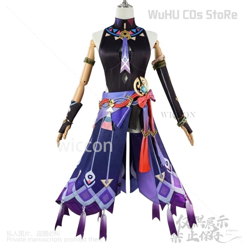 أنيمي لعبة Genshin تأثير تأثيري Citlali فستان مُصمم حسب الطلب مثير لوليتا الباروكات أحذية للمرأة الفتيات هالوين عيد الميلاد مخصصة