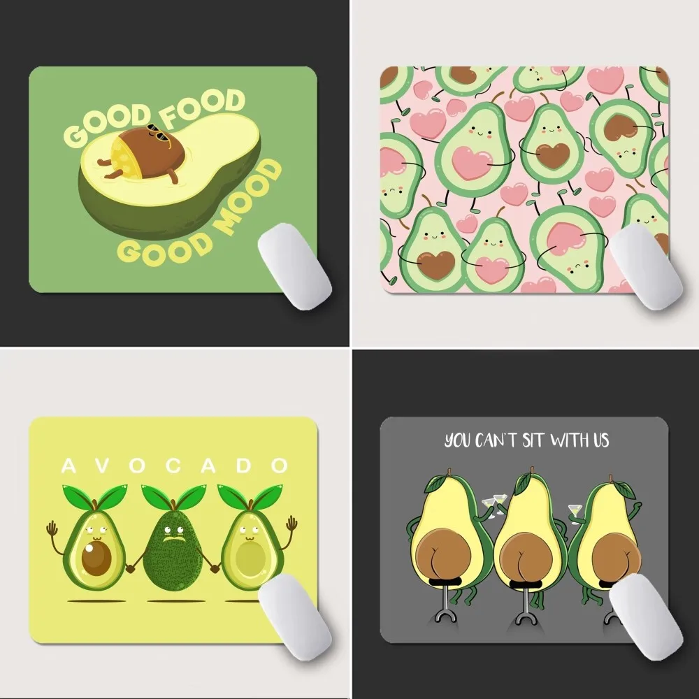 Avocado Mousepad Small Office Computer Desk Mat Table Keyboard Big Mouse Pad Laptop Cushion Non-slip Deskpad Home Decor