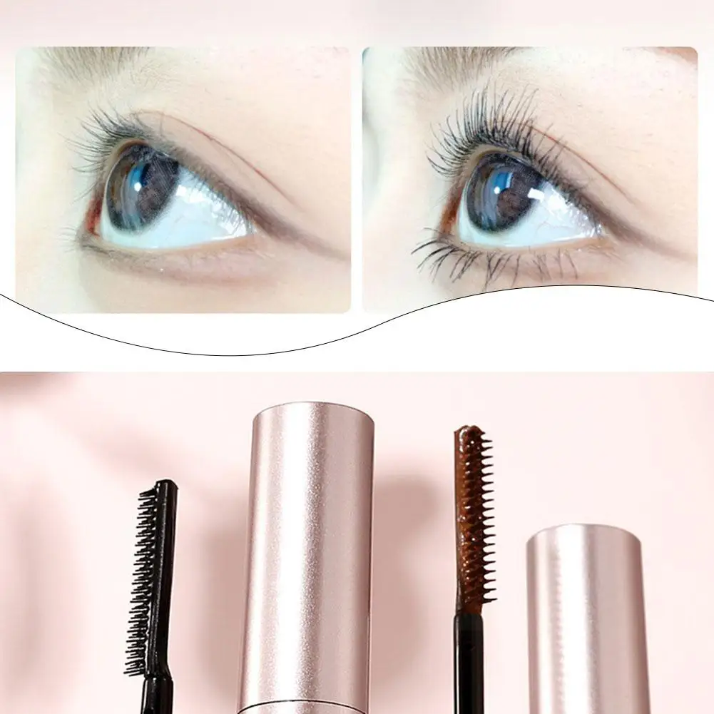 Curling Mascara Eyelash Comb Mascara Eye Black Brown Extension Waterproof Eyelash Slender Lengthening Lashes J0P4 De Thick B2S9