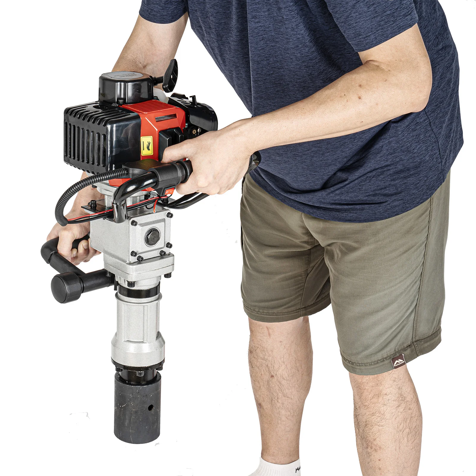 Hydraulic Gasoline Pile Driver with Automatic Hammering System: Fast & Efficient