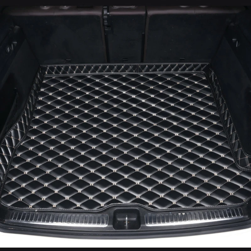 Custom Car Trunk Mats for Volkswagen VW Tiguan Passat Variant Phideon Multivan 6 Seat Car Accessories interior details