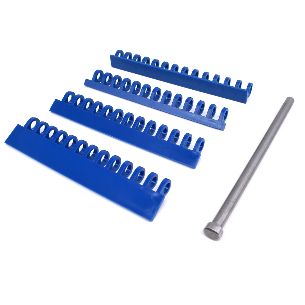 Car Door Edge Dent Repair Tools PDR Glue Tabs Set Auto Body Paintless Dent Removal Tool 4