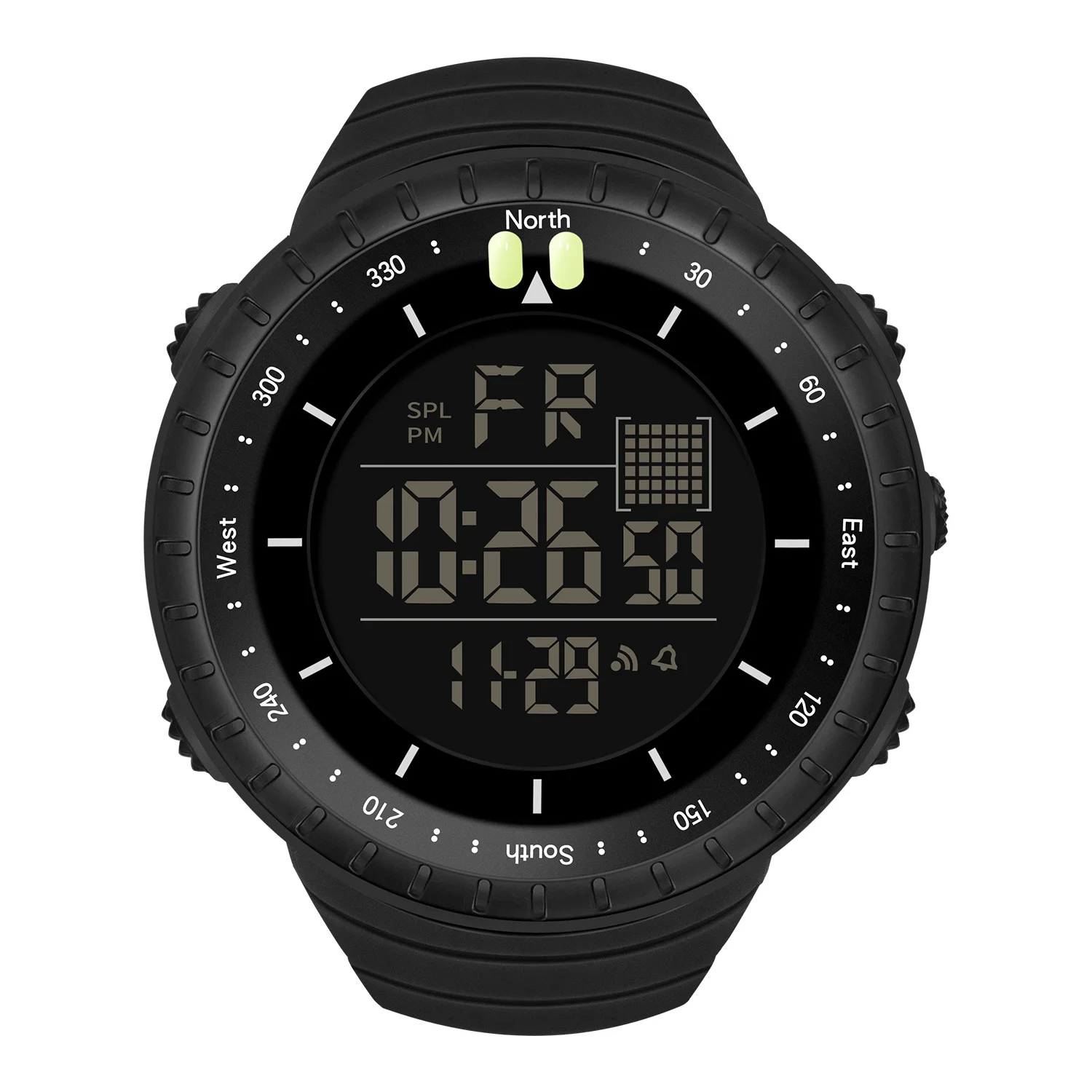 Men's Outdoor Sports Watch SYNOKE Brand 50M Waterproof Chronograph Luminous Multi-function Digital Watch Men's Military Watch