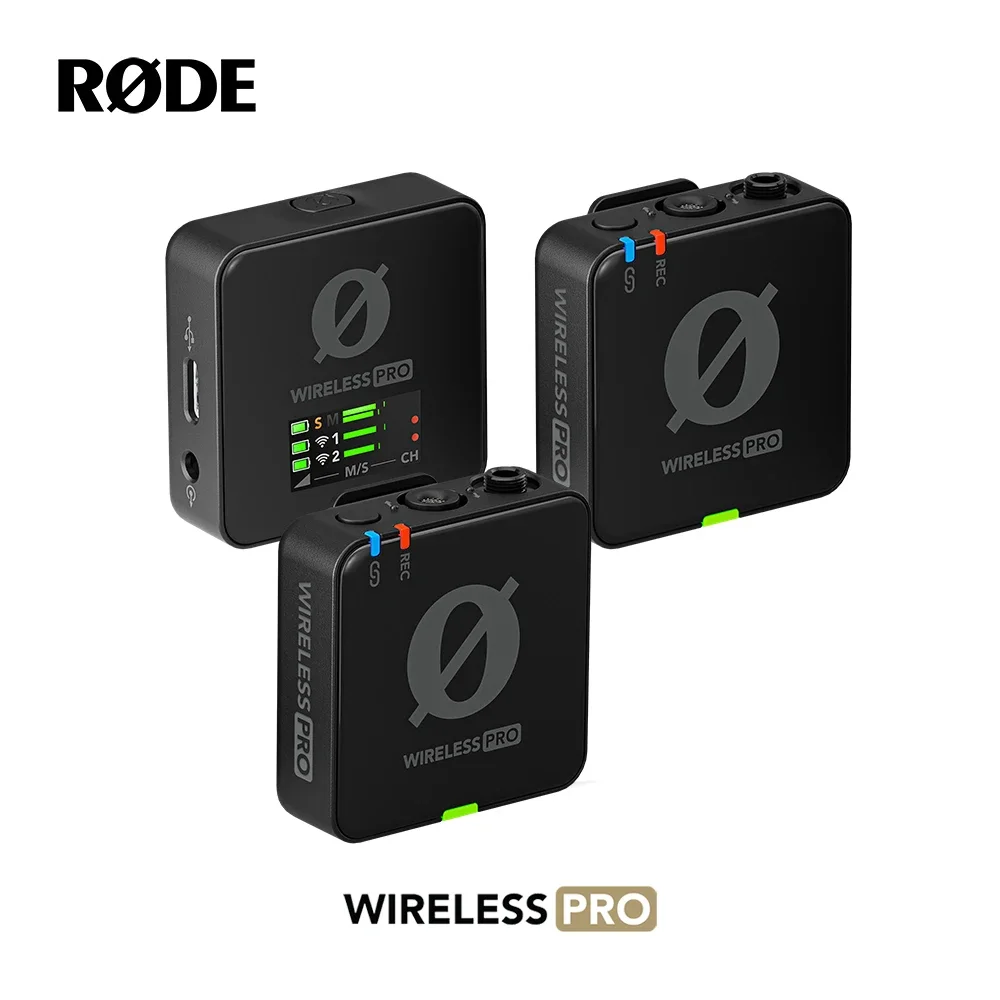 RODE Wireless Microphone PRO Zweikanaliges GainAssist Timecode Sync Kompaktes System mit intelligentem Ladekoffer