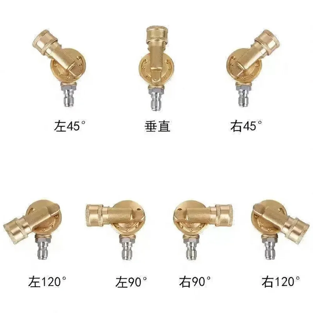 Metal High Pressure Washer Spray Nozzle 1 4 Quick Connect Fitting Adjustable Multi Pattern Water Tips For Garden Car