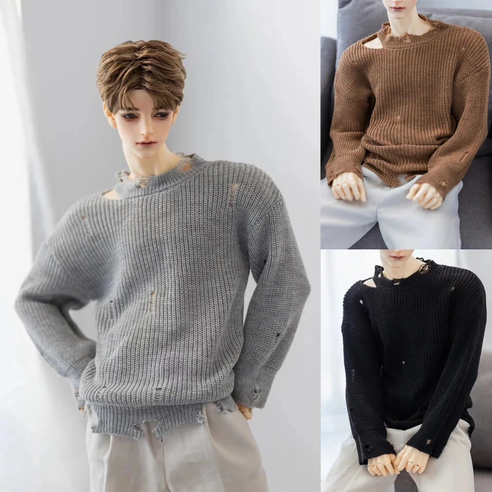 D04-P010 children handmade toy 1/3 1/4 doll BJD/SD doll's clothes Striped sweater knit 1pcs