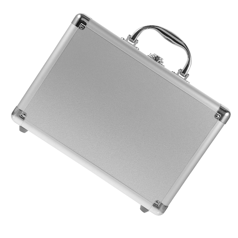حقيبة من سبائك الألومنيوم حقيبة تخزين الأدوات الصلبة محطة عمل محمولة للأنشطة الخارجية صندوق أدوات للرجال منظم الأدوات #5