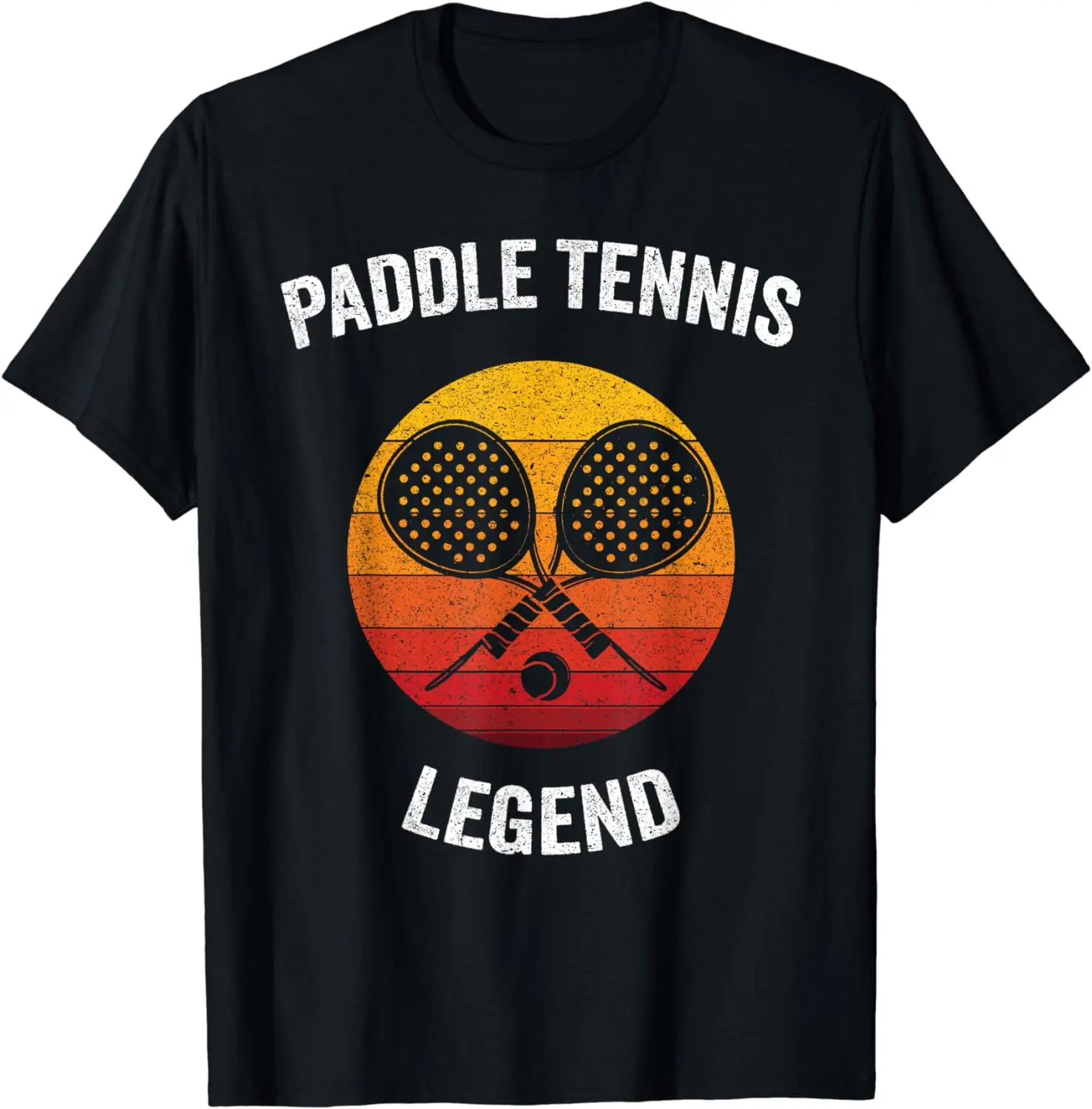 Paddle Tennis Legend | Vintage Padel Pickleball T-Shirt  Vintage T Shirt  Graphic T Shirts Tops  Mens T Shirts  Camisetas