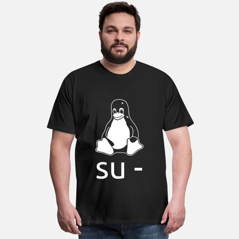

su linux Penguin 0416 Funny Command Humor Developer Gift t shirt for Software Engineer Graphic clothes All size Tops S-6XL