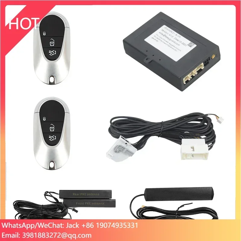 

EASYGUARD Smart Key PKE Kit Fit For Benz With Factory OEM Push Start Button Without Comfort Access Keyless Entry