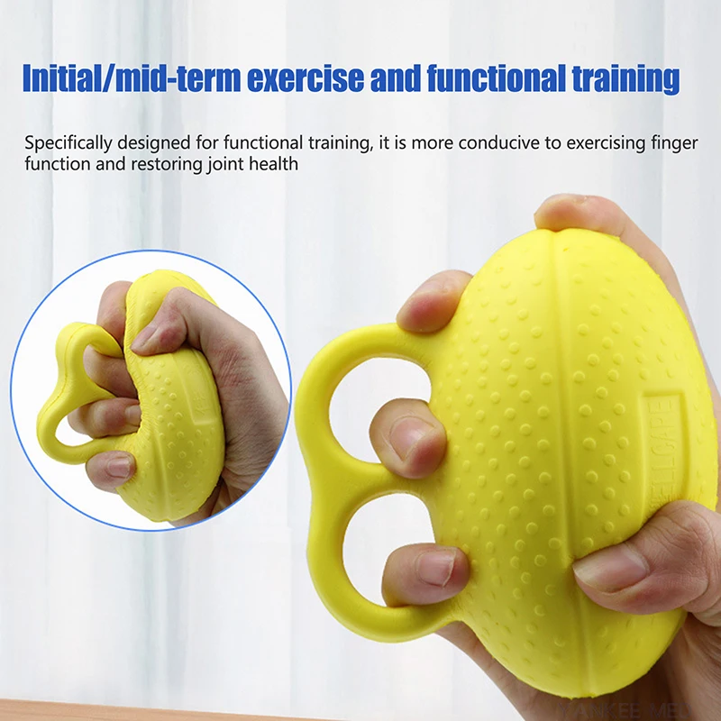Physical Therapy Hand Grip Strengthener and Finger Exercising Ball for Patient Recovery