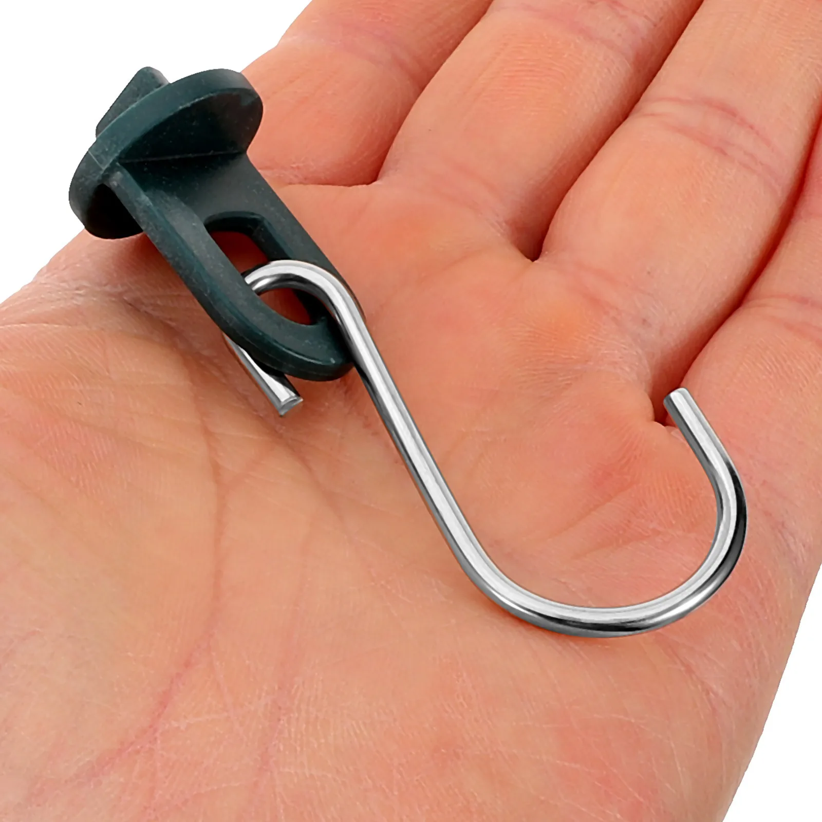 

1Set Greenhouse Hangers Twist Tool Durable Metal Plastic Easy Install Plant Hooks for Outdoor Gardens Green House Accessories